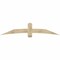 Ekena Millwork Bellingham Rough Sawn Timber Gable Bracket, Douglas Fir, 84"W x 17"H x 2"D x 6"F, 5/12 Pitch GBW084X17X0206BEL00RDF - alternate 1